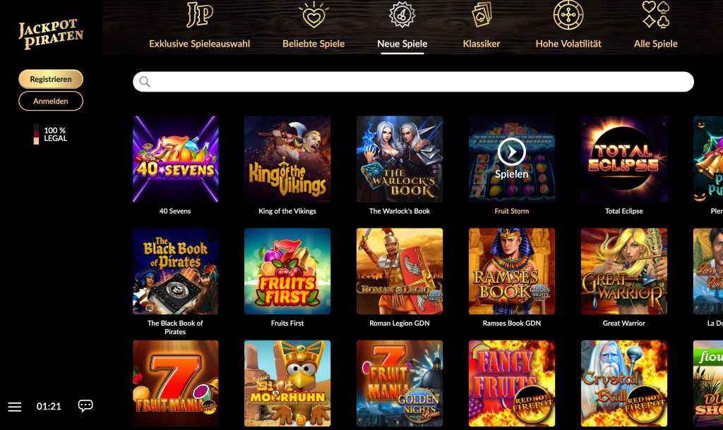 JackpotPiraten Spiele