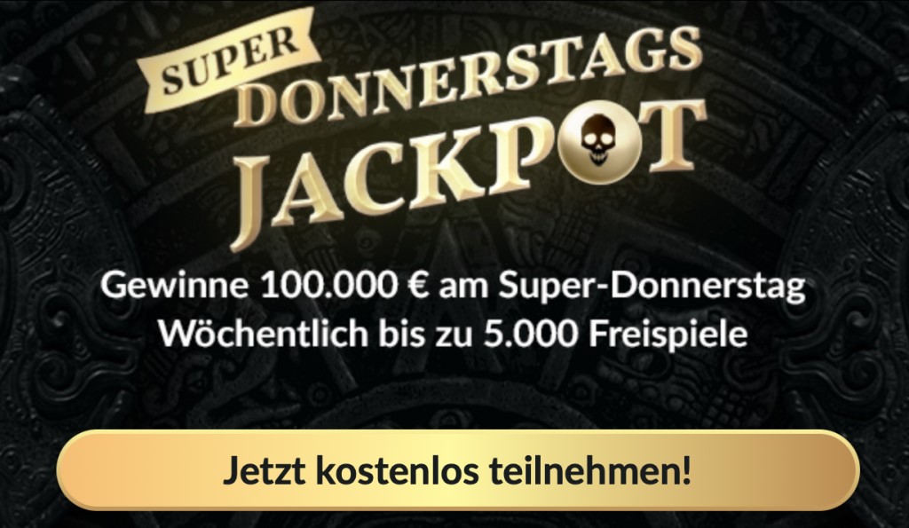 JackpotPiraten Super Donnerstags 100.000 €