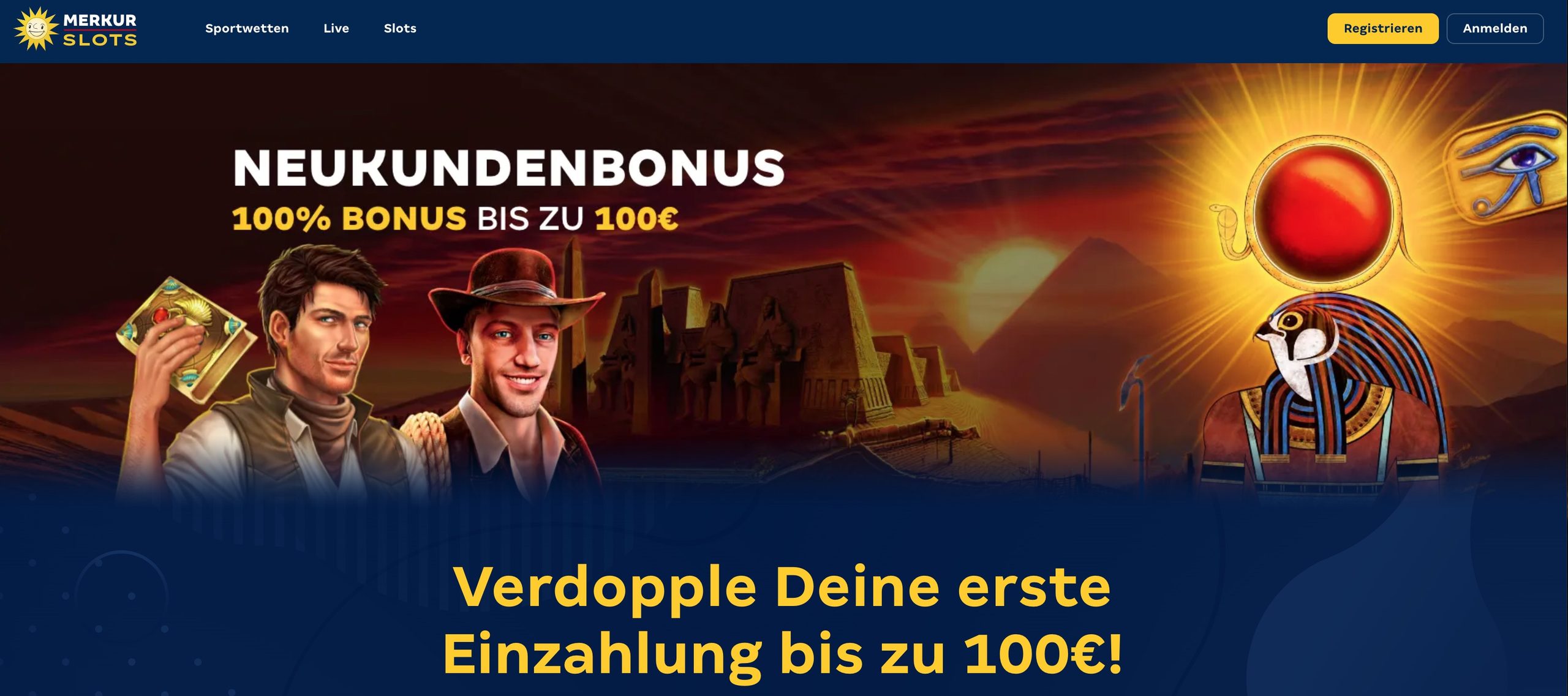 Merkur Slots Welcome Bonus 100 Freispiele