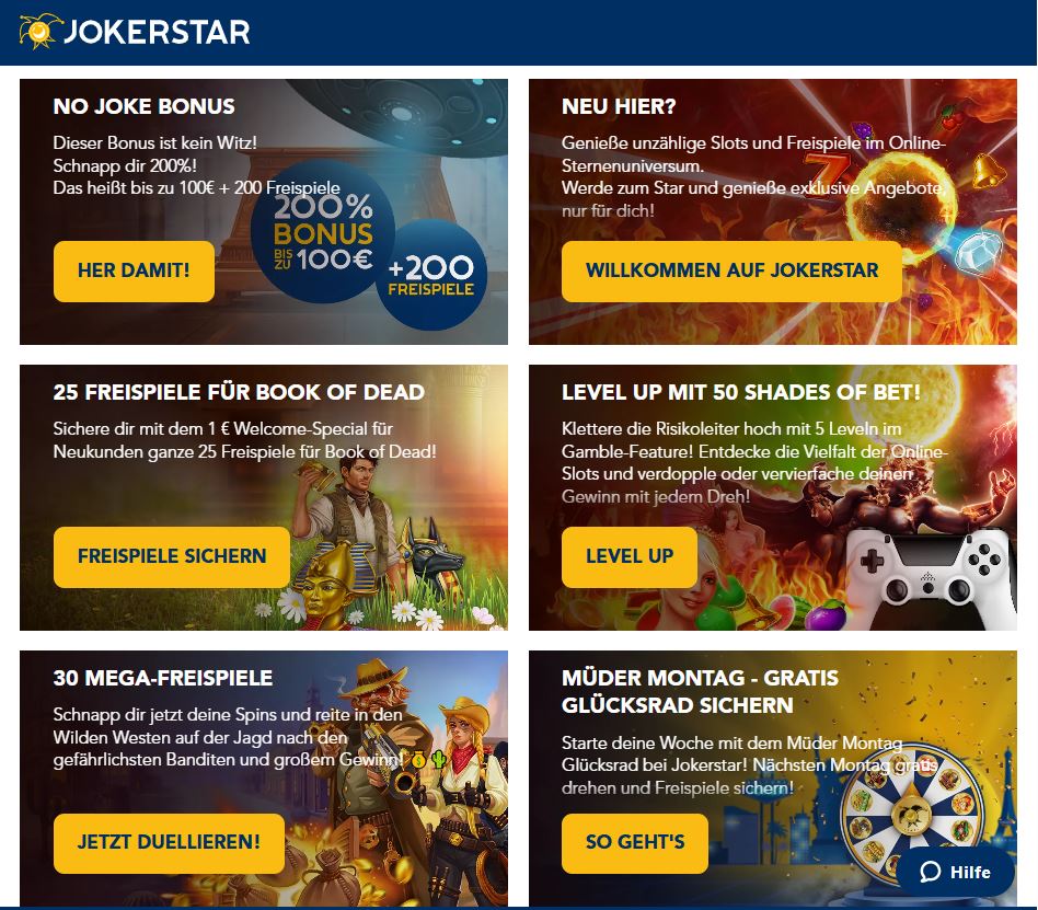 Jokerstar Bonus